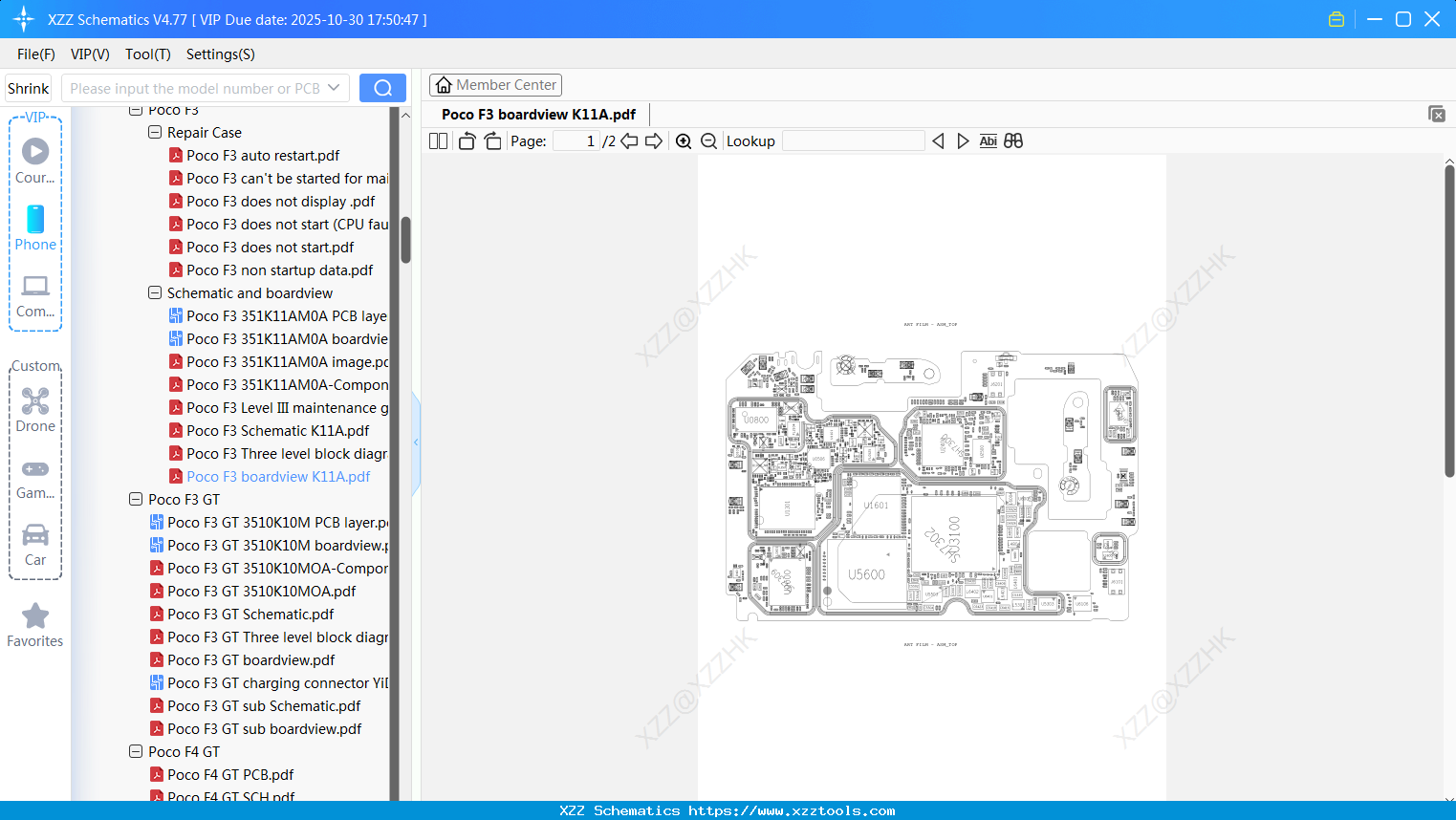 Xiaomi Poco F3 Boardview K11A